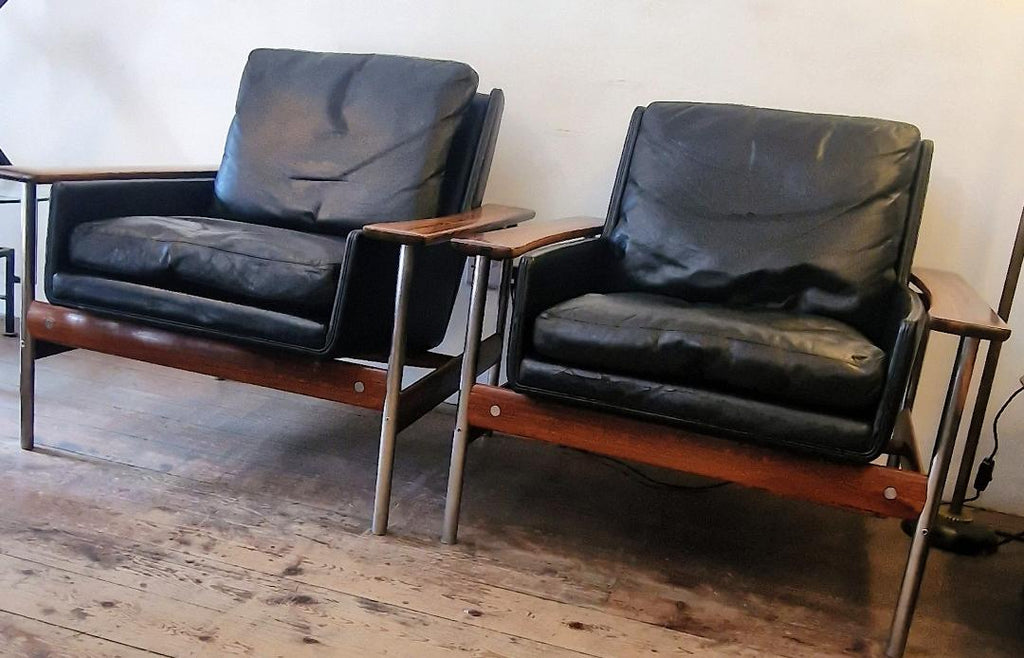 Rare armchairs by  Norwegian designer Sven Ivar Dysthe