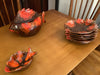1960s Fish dishes and bowl Vallauris