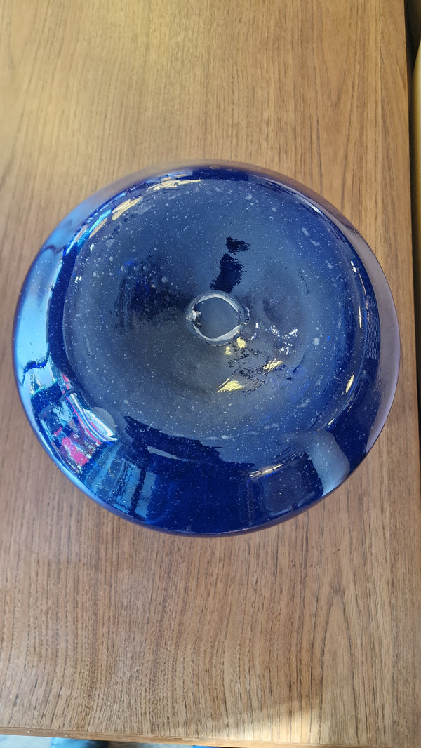 1960s hand blown glass bowl
