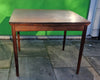 1960s Danish  Poul Hundevad rosewood  flip top draw leaf games table.