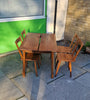 Set of 4 dining chairs by Adolf Schneck
