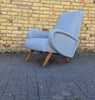 Sculptural  Italian  Lounge Chair, 1950's,