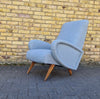 Sculptural  Italian  Lounge Chair, 1950's,