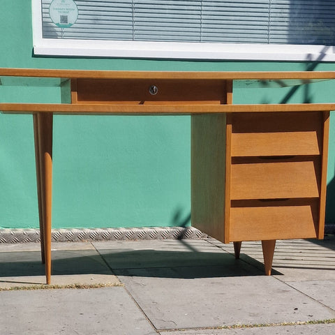 1950s Oak  French writing desk