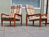 Danish high back armchair