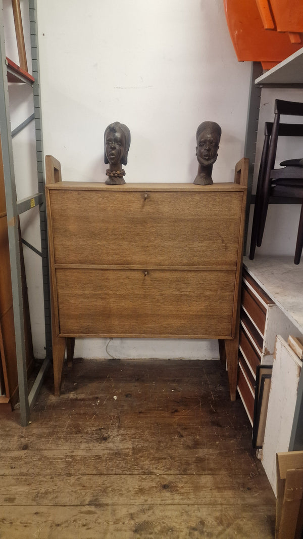 Vintage French 1950s  Mid-Century Modernist Secretery desk