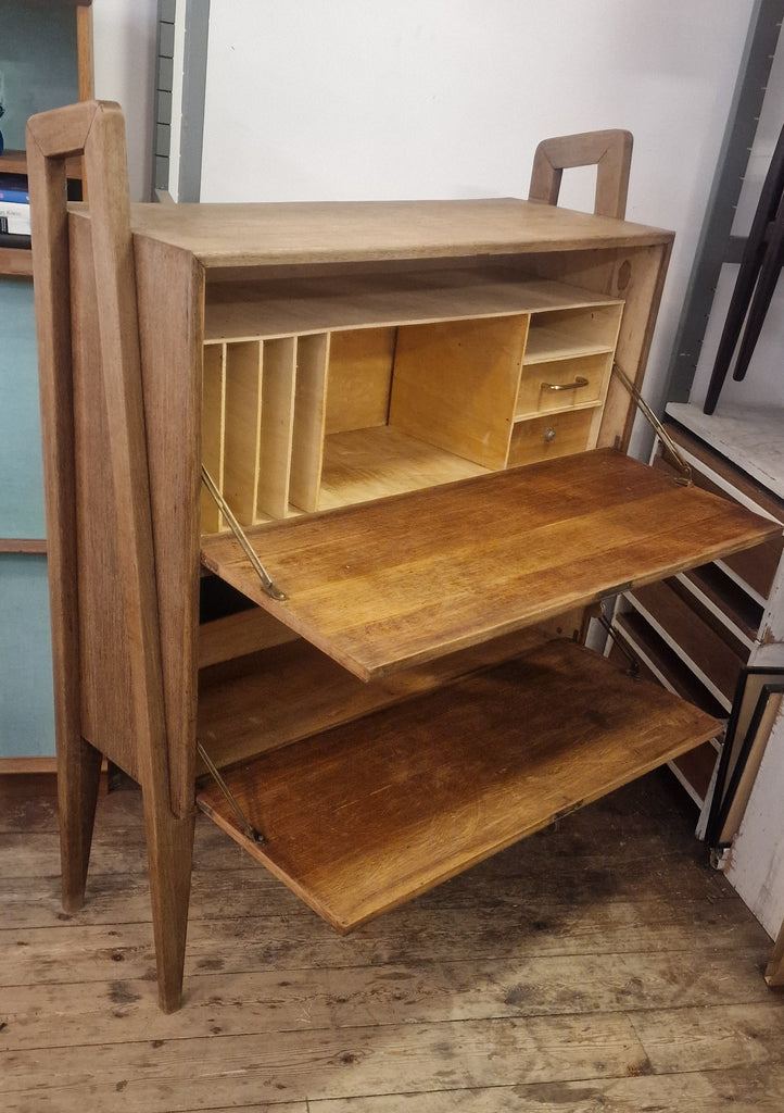 Vintage French 1950s  Mid-Century Modernist Secretery desk