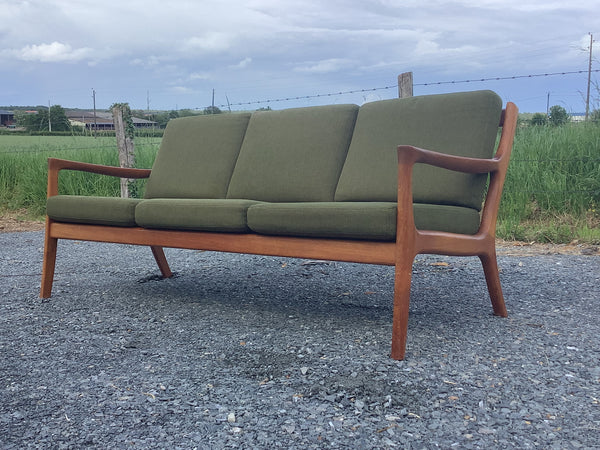 1960’s Danish 3 seater sofa in the style of Ole Wanscher