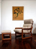 Mid century teak easy lounge chairs by Komfort Möbelfabrik , 1960s