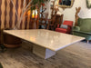 1970’s Italian Travertine coffee table