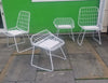 Mid century modern chairs in the style of Bertoia