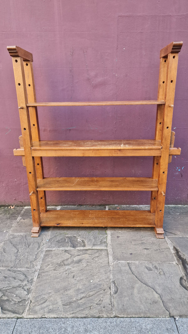 1970’s  Brutalist Adjustable  Dutch bookcase