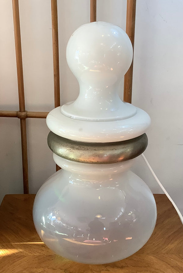 Compelling Mid-century Modern Murano glass floor lamp,attributed to Carlo Nason