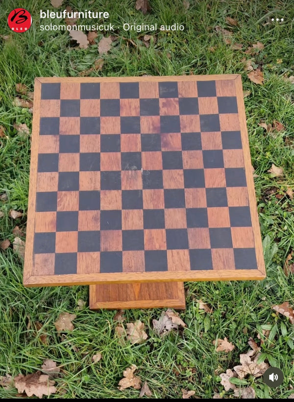 1930s Deco Chess side table