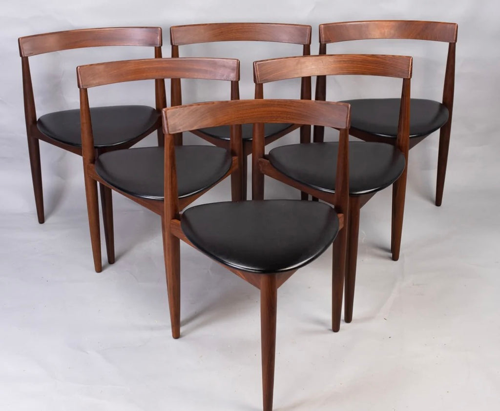 1960s Set of 6 Frem Rouji chairs
