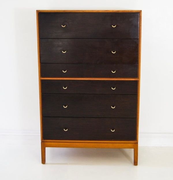 1960’s 2 Tone Chest of Drawers Tallboy by John And Sylvia Reid for Stag