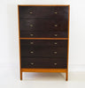 1960’s 2 Tone Chest of Drawers Tallboy by John And Sylvia Reid for Stag