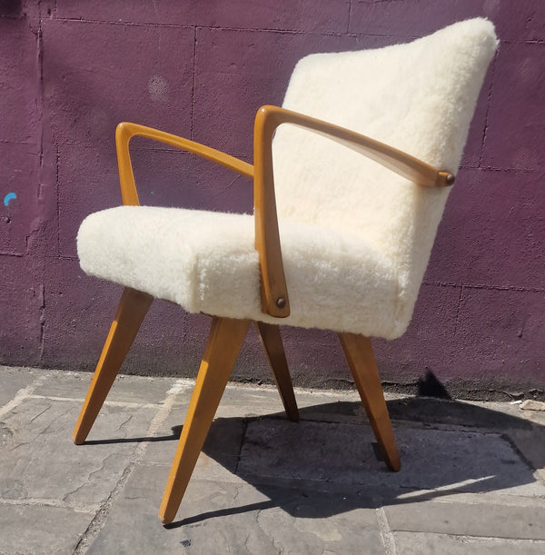 Mid century modern Scissor armchair by Wilhelmina Knoll 1950s
