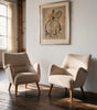1950s Scandinavian pair of armchairs