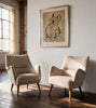 1950s Scandinavian pair of armchairs