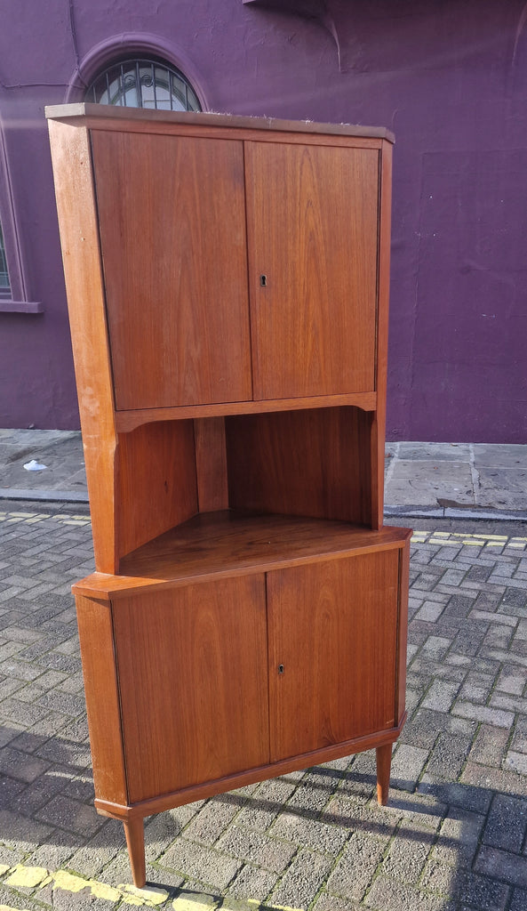 Danish Designed Mid Century Corner Drinks Cabinet