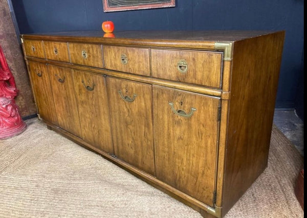 MCM Vintage Dresser/sideboard Campaign Style Consensus by Drexel