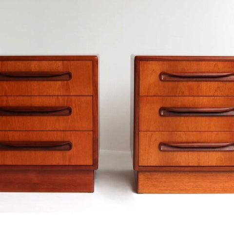 Pair Teak Chest of Drawers From G-Plan Fresco, 1960s