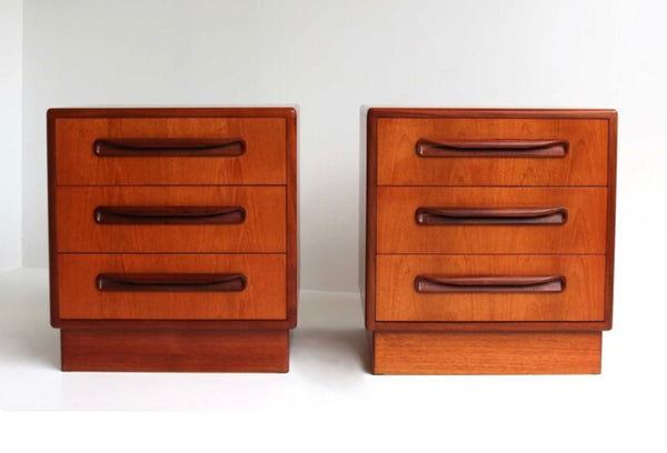 Pair Teak Chest of Drawers From G-Plan Fresco, 1960s