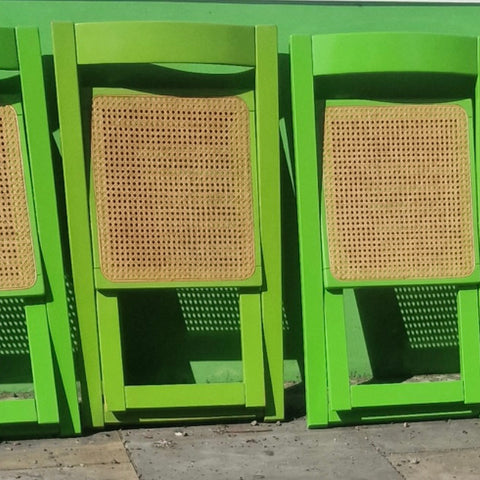 4 x 1970s folding chairs by Aldo Jacober
