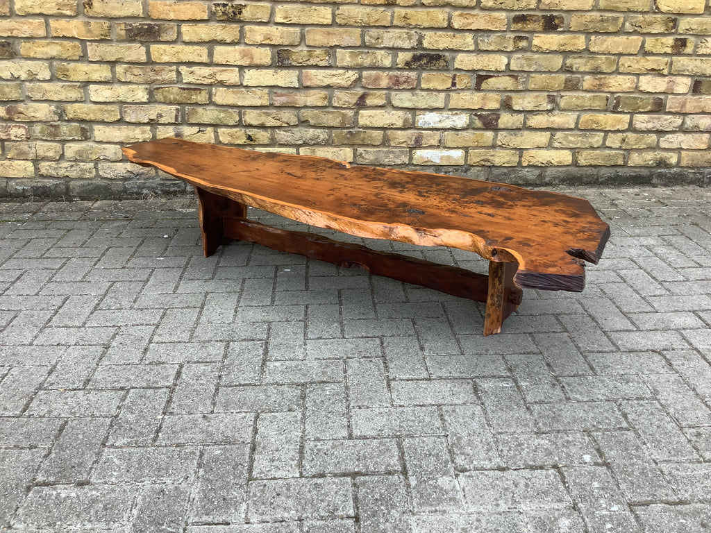 Vintage Yew Coffee Table 1960s