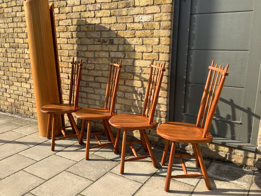 1960’s set of 4 dining chairs by De Ster Gelderland