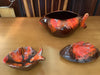 1960s Fish dishes and bowl Vallauris