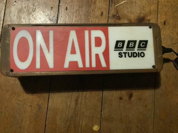 ON AIR Upcycled BBC lamp