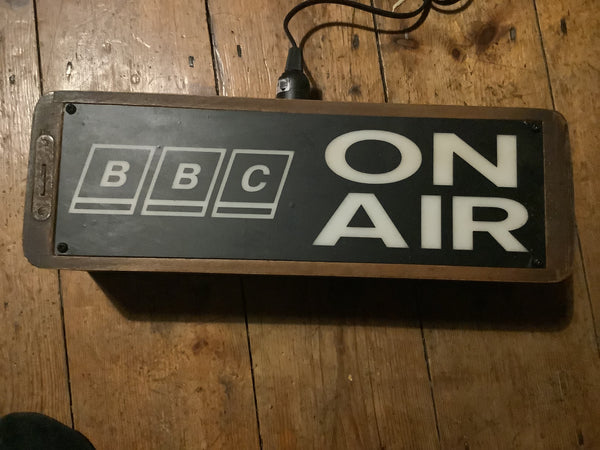 BBC ON AIR UPCYCLED LAMP