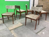A Set of 6 Mid Century Dining Chairs by Vanson for Heals