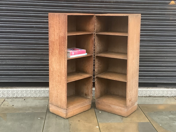 1930s Heal style oak bookcases