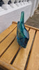 Axe head/Fish vase midina glass by Michael Harris
