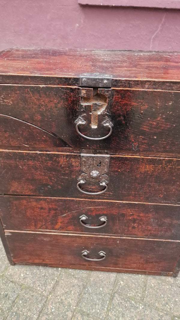 Japanese Tansu chest of drawers 19th Century