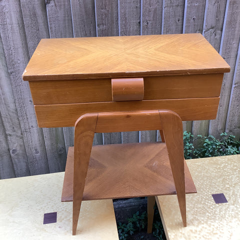 1950s French sewing box