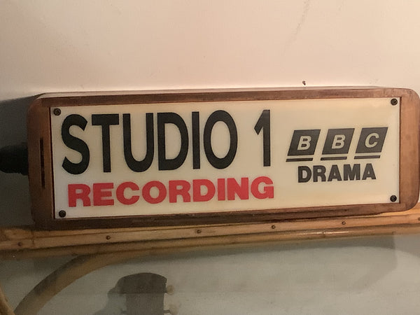upcycled Studio 1  BBC recording lamp