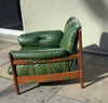 1970s German leather armchairs