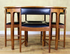 1960s dining table and 4x chairs by Mclntosh