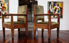 Oak Art Deco Amsterdam School Armchairs 1920s.