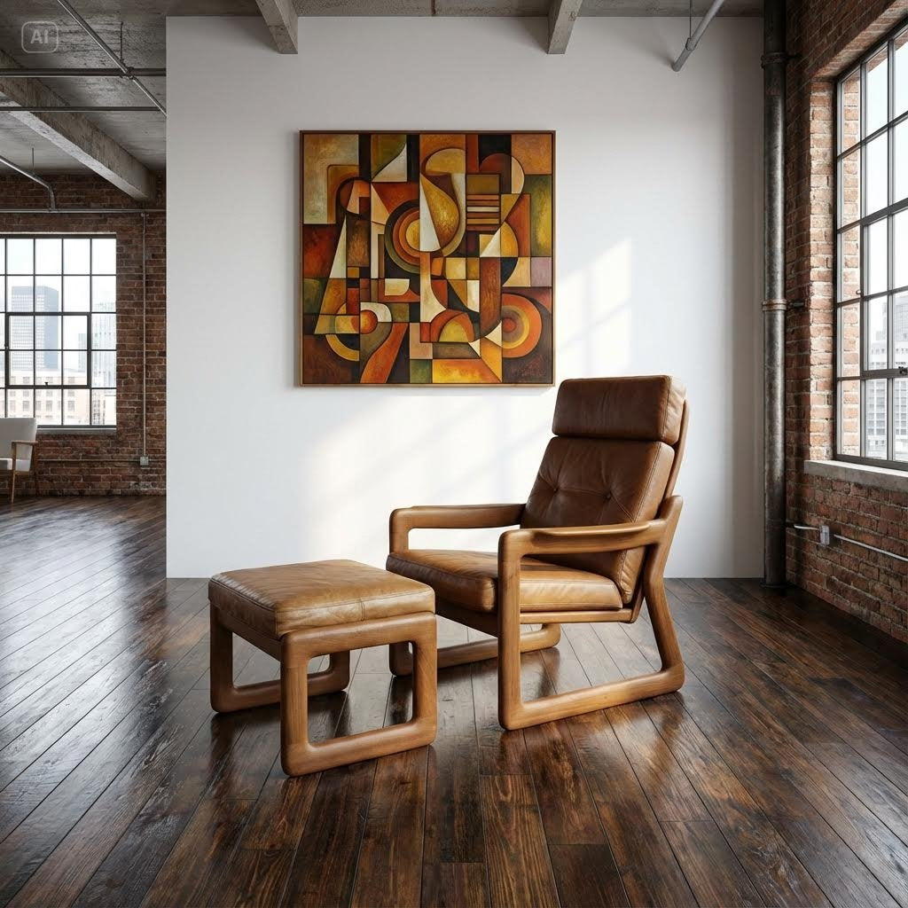 Mid century teak easy lounge chairs by Komfort Möbelfabrik , 1960s