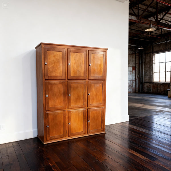 1960s French locker unit