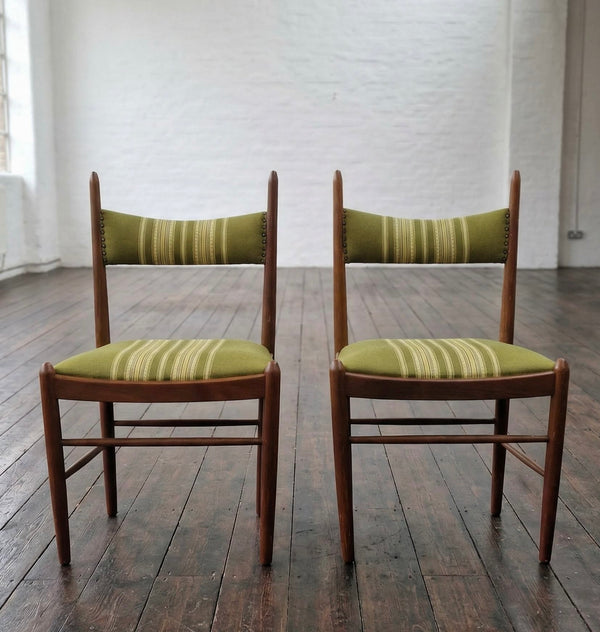 A pair of 1960s Teak dinning designed by H. Vestervig Eriksen for Brdr. Tromborg,