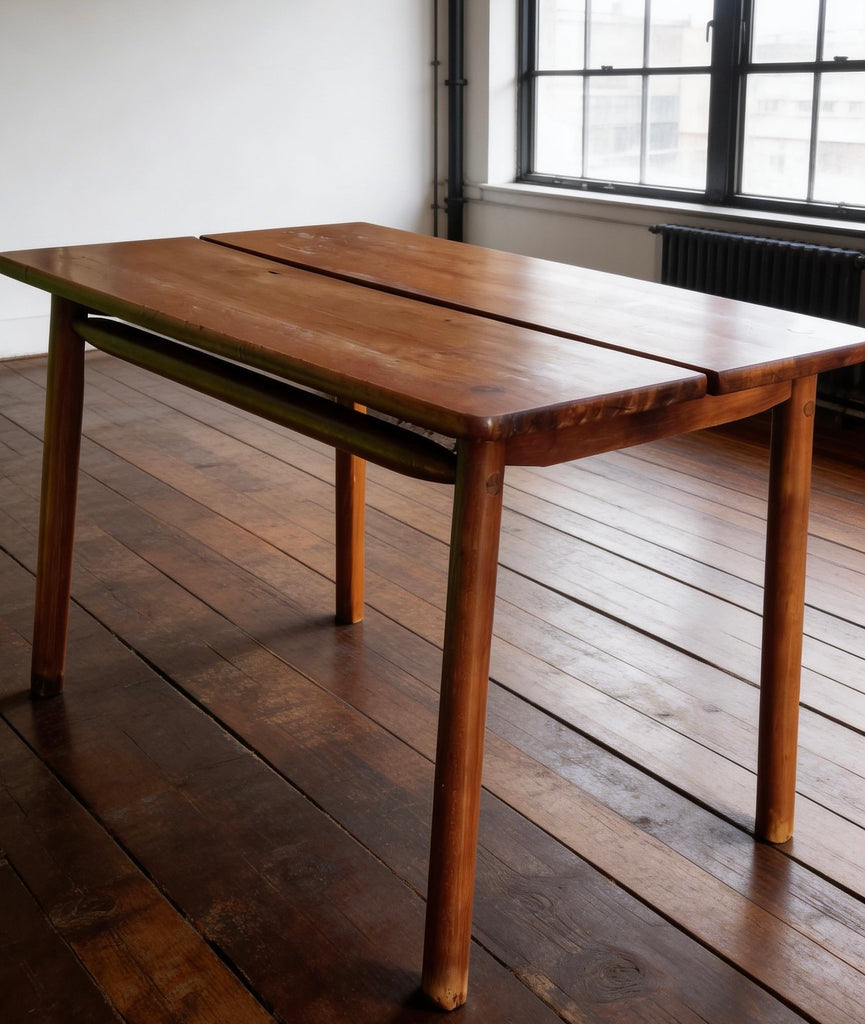 Dining table attributed to designer pierre gautier delaye, 1950s.