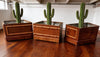 A Set of 1950s French wooden planters