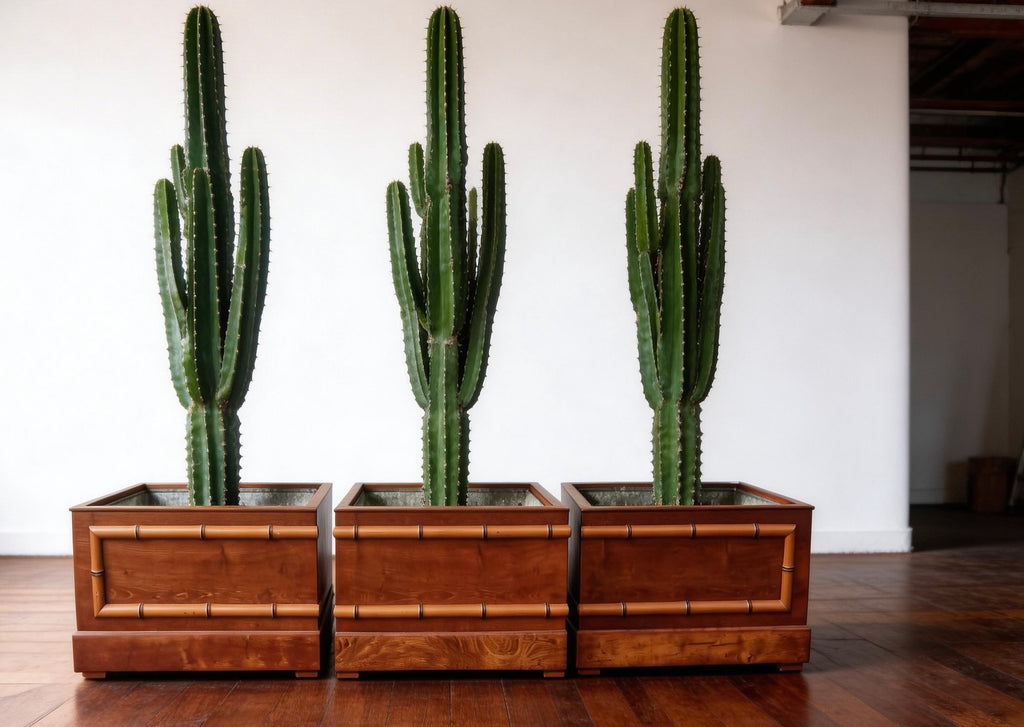A Set of 1950s French wooden planters