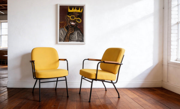 1950's Pair of armchairs attributed to W H Gispen Kembo